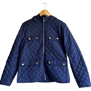 J.Crew Quilted Signature Puffer Jacket. Light Weight. Size Medium